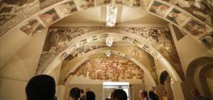 &rarr;El monasterio, que se incendi&oacute; durante la guerra civil, fue declarado monumento nacional en 1923. Fue fundado por la reina Sancha de Castilla.