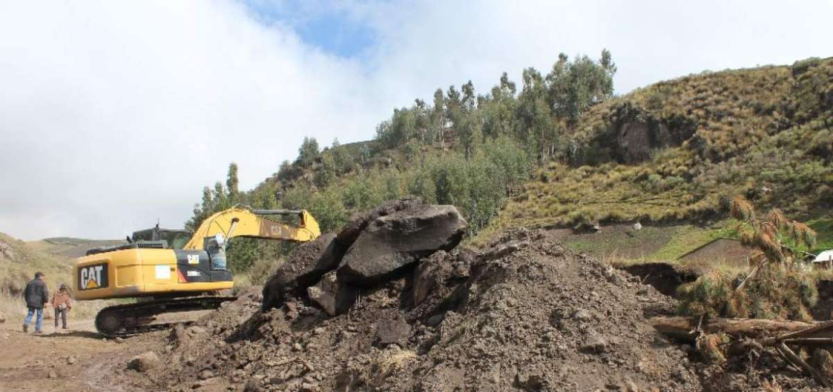 Deshielo y lluvias provocan inconvenientes en Chimborazo