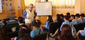 Los estudiantes despertaron su inter&eacute;s por la lectura y la escritura mediante las capacitaciones  que recibieron en Quito. 
