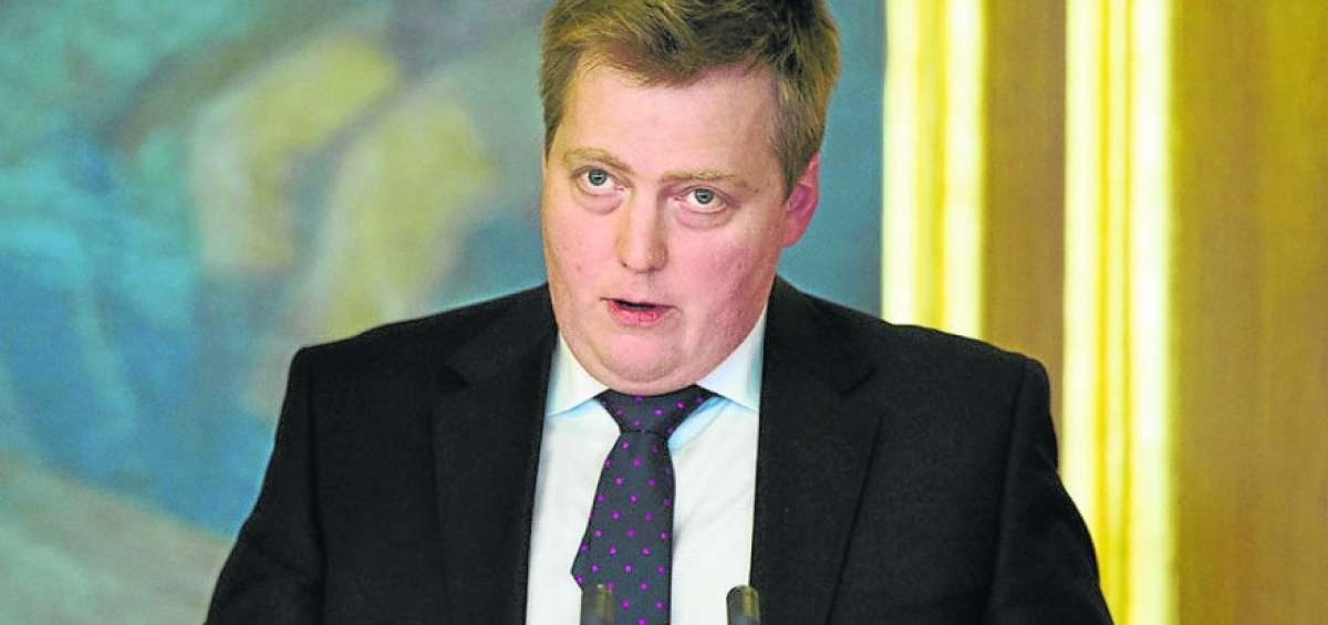 Sigmundur David Gunnlaugsson, exprimer ministro de Islandia.