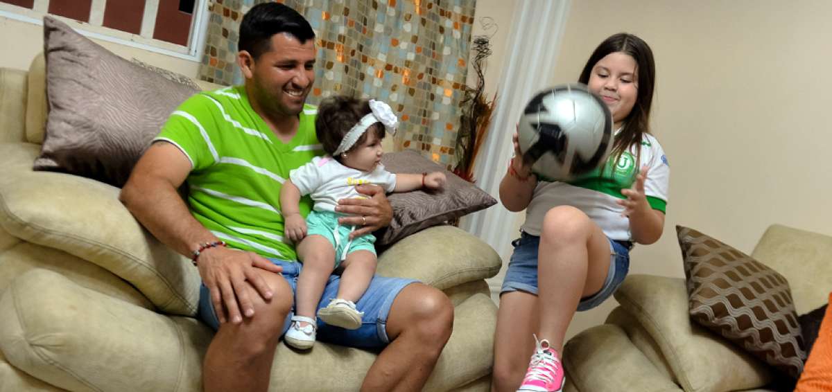El afecto tambi&eacute;n se muestra en la cancha