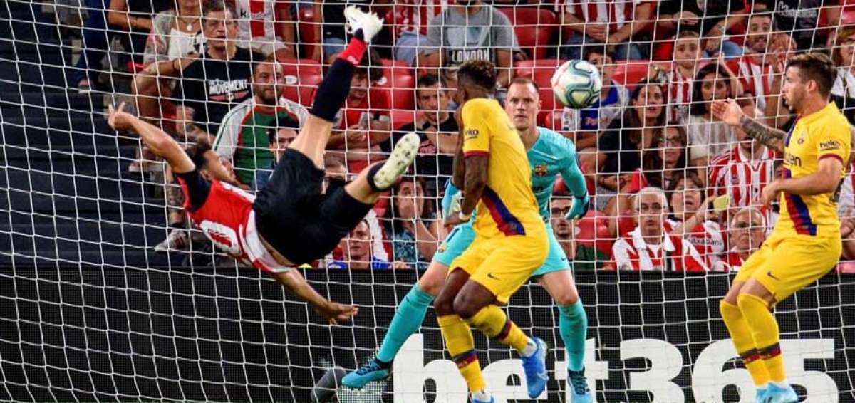 Athletic derrot&oacute; al campe&oacute;n de Espa&ntilde;a con chilena de Aduriz
