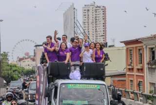 Daniel Noboa, candidato por ADN, encabeza las encuestas para Presidente de la República. 