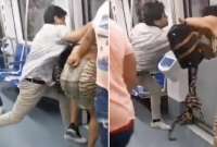 Agresión en el Metro de Barcelona fue registrada en video