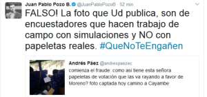 Presidente del CNE rechaza falsa publicaci&oacute;n de Andr&eacute;s P&aacute;ez