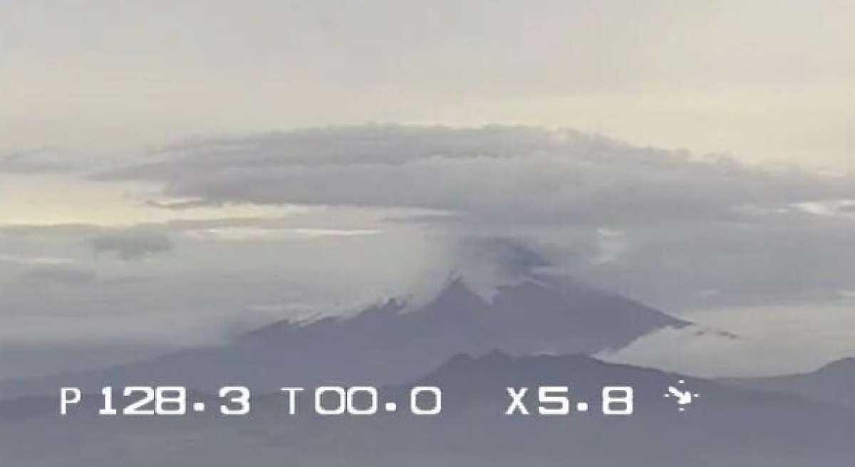 Se presentan lluvias en flancos del volc&aacute;n Cotopaxi
