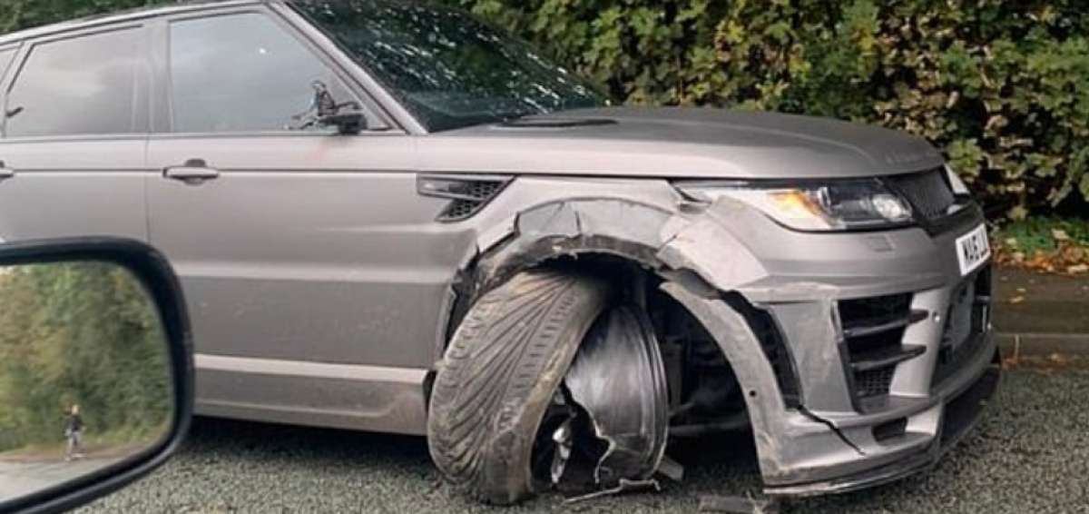 El argentino Sergio Ag&uuml;ero sale ileso de un accidente de tr&aacute;nsito