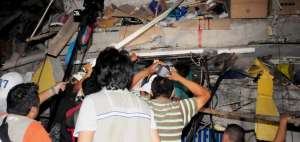 Da&ntilde;os en una vivienda en Manta. 