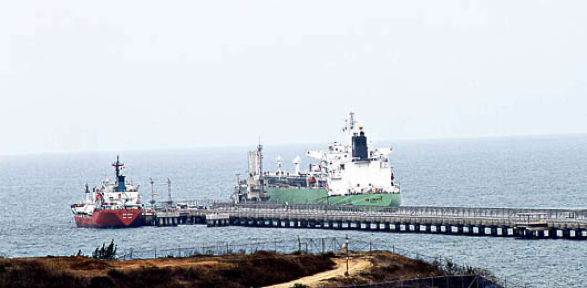 La terminal de Monteverde, ubicada a 1.300 metros de la l&iacute;nea de mar en Santa Elena, recibir&aacute; embarcaciones de hasta 75.000 toneladas de capacidad. Foto: Archivo / El Tel&eacute;grafo 