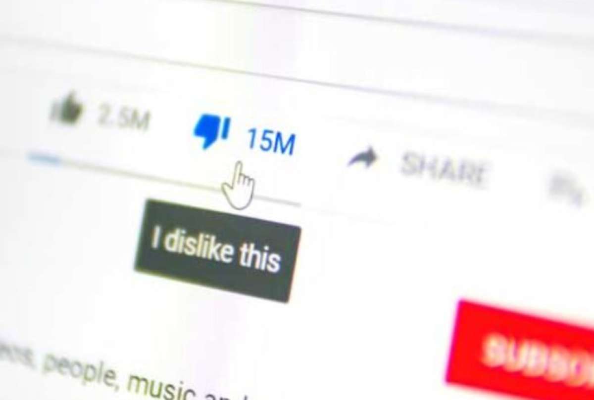 El n&uacute;mero de &ldquo;no me gusta&rdquo; ya no ser&aacute; visible en YouTube