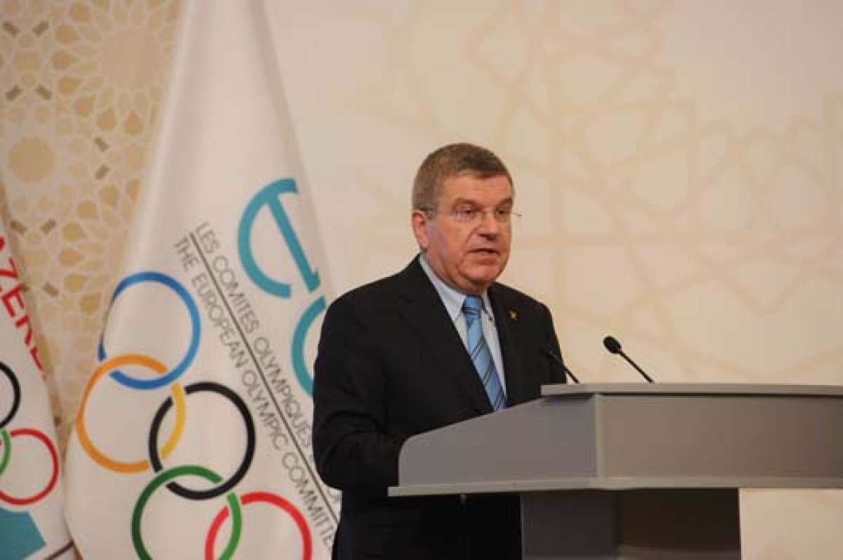 Thomas Bach, presidente del COI, durante una de las actividades que realiza por todo el mundo. Busca que su gesti&oacute;n sea transparente en todos los aspectos. Foto: Internet