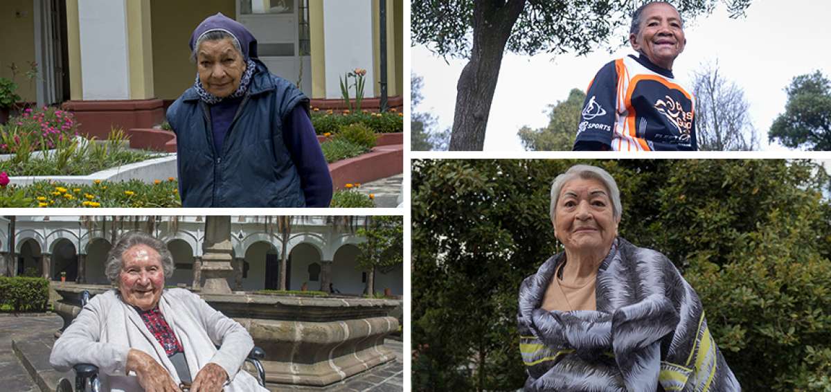 Cuatro adultas mayores narran su vida y sus logros