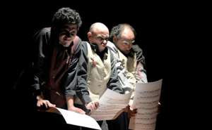 &Aacute;ngel Llanos, Pablo Mosquera y Leonardo Ramos son parte de la &lsquo;Orquesta de C&aacute;mara&rsquo;.  Foto: &Aacute;lvaro P&eacute;rez |  El Tel&eacute;grafo: 