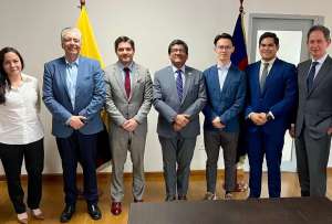 Ministro de Producción y representantes de Temu mantuvieron un encuentro con el fin de operar en Ecuador