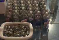 Policía decomisó 400 botellas de licor adulterado en Quito
