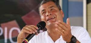 El presidente Rafael Correa durante el Enlace Ciudadano #459