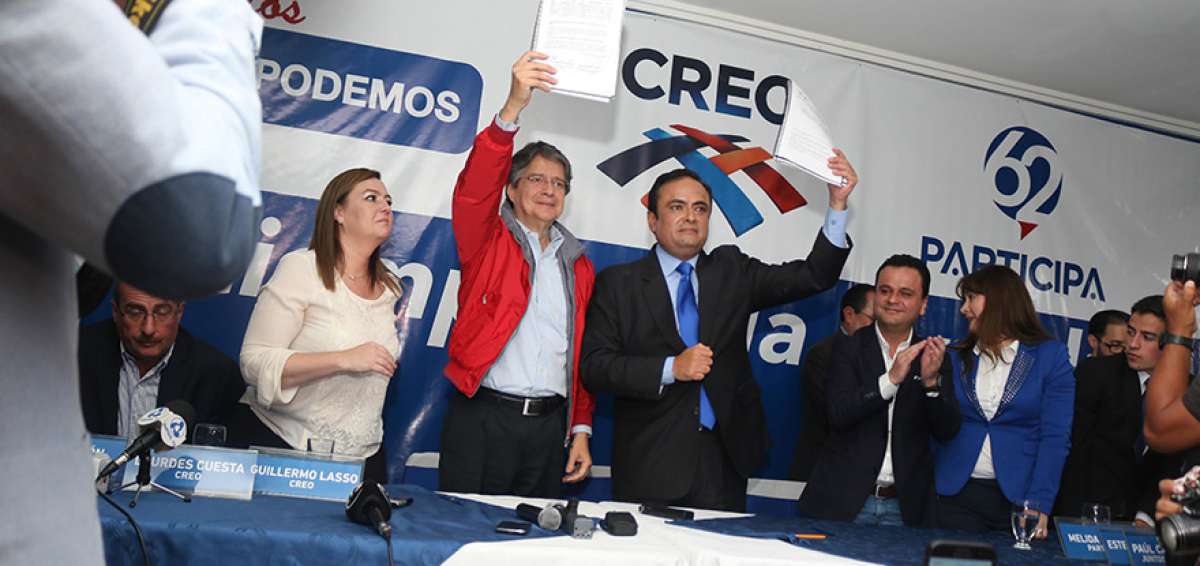 Lasso sella alianza con Carrasco y P&aacute;ez