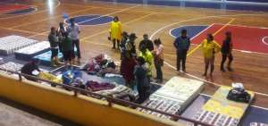 El Coliseo Mayor acoge a 18 damnificados por emergencia en Tena