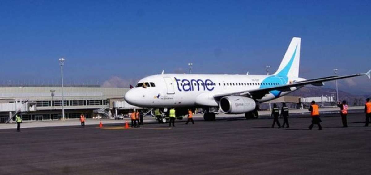 La aerol&iacute;nea Tame reinicia hoy vuelos a Cuenca