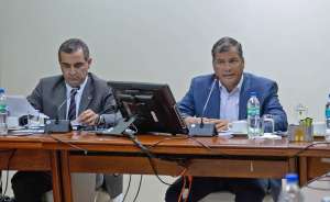 Las autoridades del sector de Seguridad se reunieron con el presidente Rafael Correa en el Ministerio del Deporte.