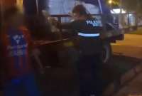 La Policía detuvo a una persona durante este operativo. 