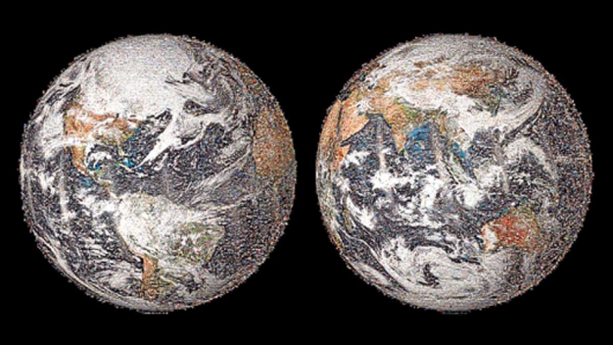 El selfie global se realiz&oacute; como parte de las actividades por el D&iacute;a de la Tierra. FOTO: AFP.