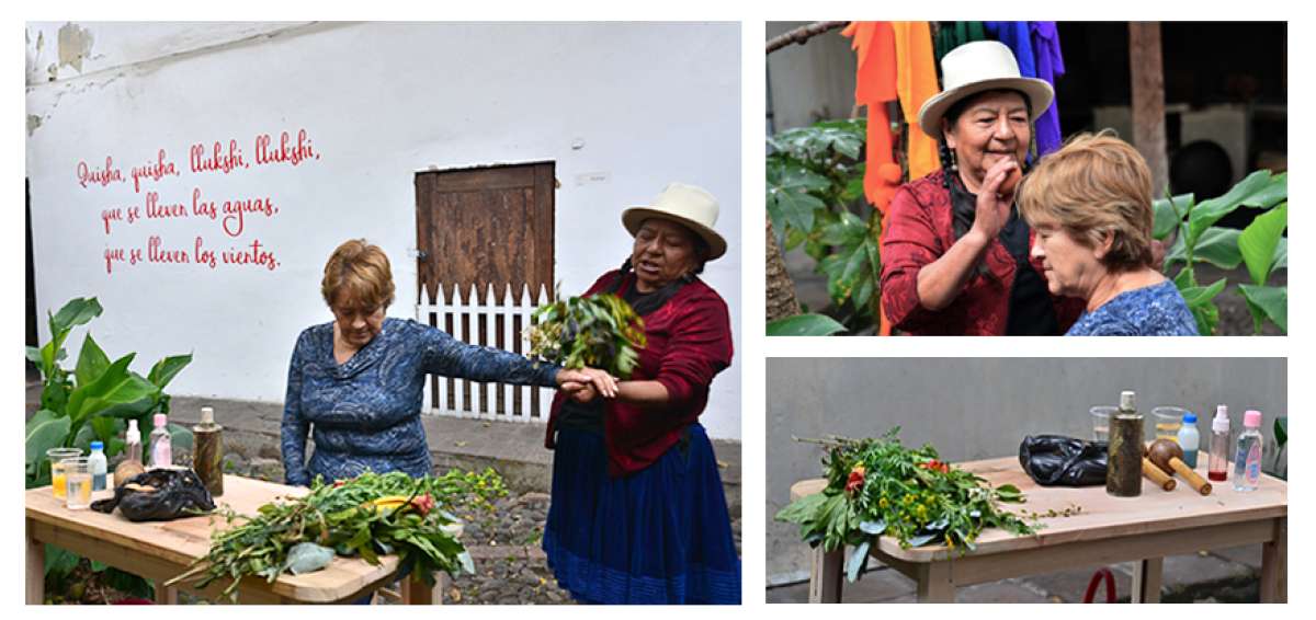Isabela Lituma aprendi&oacute;, mientras jugaba, c&oacute;mo mezclar las plantas medicinales para preparar remedios. Ahora es una reconocida curandera en Santa Isabel. Tambi&eacute;n utiliza el agua de p&iacute;tima, que a&uacute;n es elaborada por las madres del claustro. Ella asegura que las preparadas con sabidur&iacute;a andina son mucho m&aacute;s completas porque tienen m&aacute;s tipos de flores y claveles. La mujer es una experta en la elaboraci&oacute;n de  medicamentos. Los fines de semana hace limpias.
