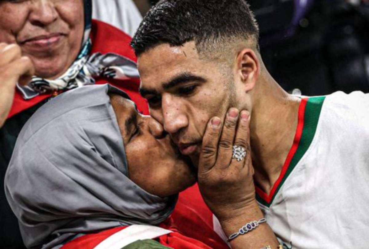 El festejo del jugador de Marruecos que conmovió al mundo entero