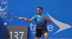 V&iacute;ctor Estrella jugar&aacute; su primera final de un torneo ATP este domingo. Foto: Tomada de http://www.ecuadoropenquito.com/