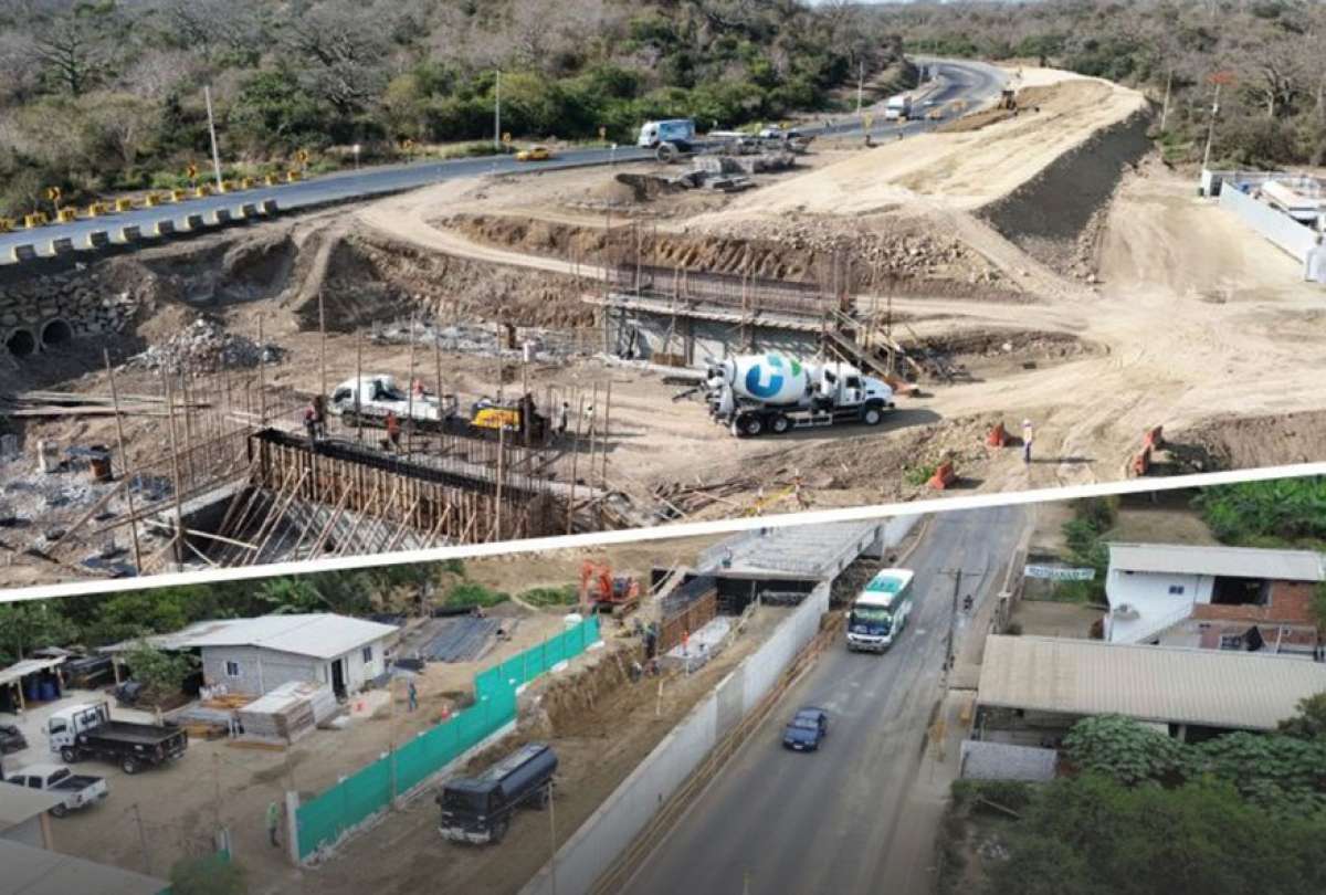 Ecuador impulsa la transformación vial de Manabí con la construcción de los puentes Quimís y Lodana