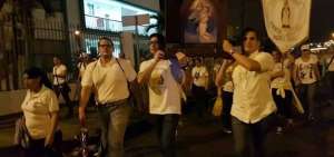 Procesi&oacute;n por la Virgen de F&aacute;tima congreg&oacute; a miles de feligreses en Guayaquil
