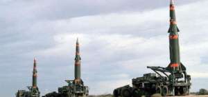 Misiles bal&iacute;sticos nucleares estadounidenses MGM-31 Pershing, prohibidos bajo el Tratado INF. Misiles bal&iacute;sticos nucleares estadounidenses MGM-31 Pershing, prohibidos bajo el Tratado INF.