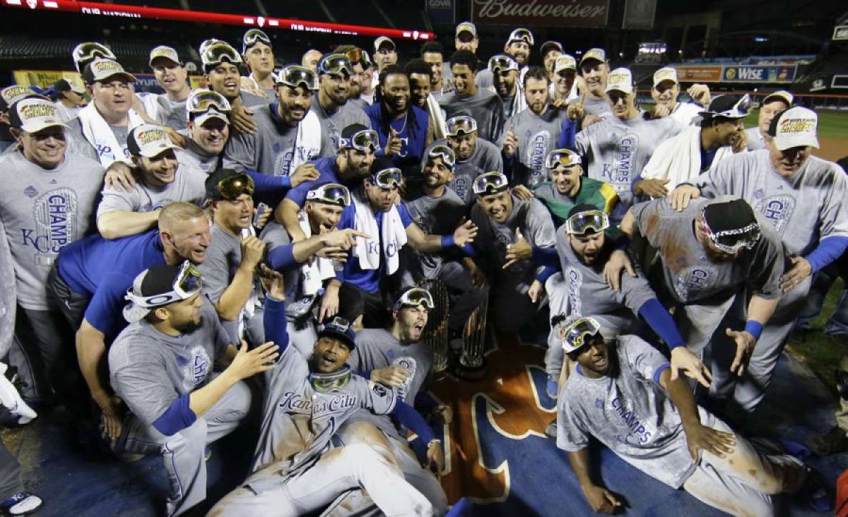 Esta fue la segunda vez consecutiva que los Reales llegaban a la Serie Mundial. Foto: Internet