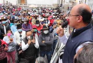 El gobernador Oswaldo Coronel aseguró que el Gobierno Nacional ha cumplido con sus promesas con Cotopaxi