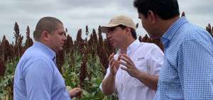 El ministro de Agricultura, Xavier Lazo, visit&oacute; la pen&iacute;nsula de Santa Elena para impulsar la producci&oacute;n agr&iacute;cola.