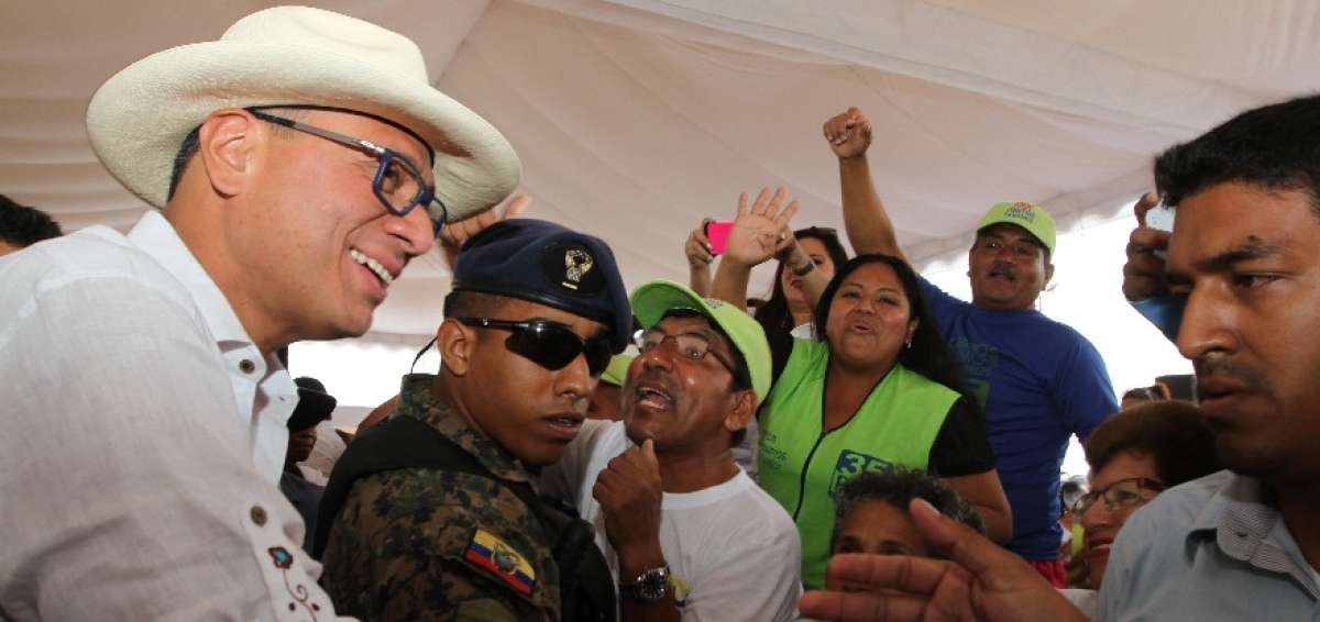  El Vicepresidente destac&oacute; la firma del convenio con la Uni&oacute;n Europea y la inauguraci&oacute;n del proyecto hidroel&eacute;ctrico m&aacute;s grande del pa&iacute;s Coca Codo Sinclair.