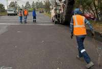 De 15 a 20 días permanecerá cerrada un tramo a la altura de Nayón.