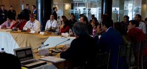 La dirigencia de la Conaie pide que la ley que fue presentada por el Ejecutivo el 18 de octubre sea archivada y que se tomen en cuenta sus propuestas. 