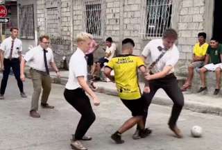 Ecuador y EE. UU. se enfrentaron en un torneo de indor barrial