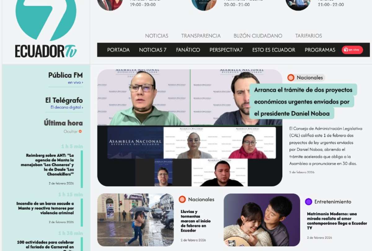 La nueva web de Ecuador TV permitir&aacute; ver la se&ntilde;al en vivo y acceder a contenidos bajo demanda.