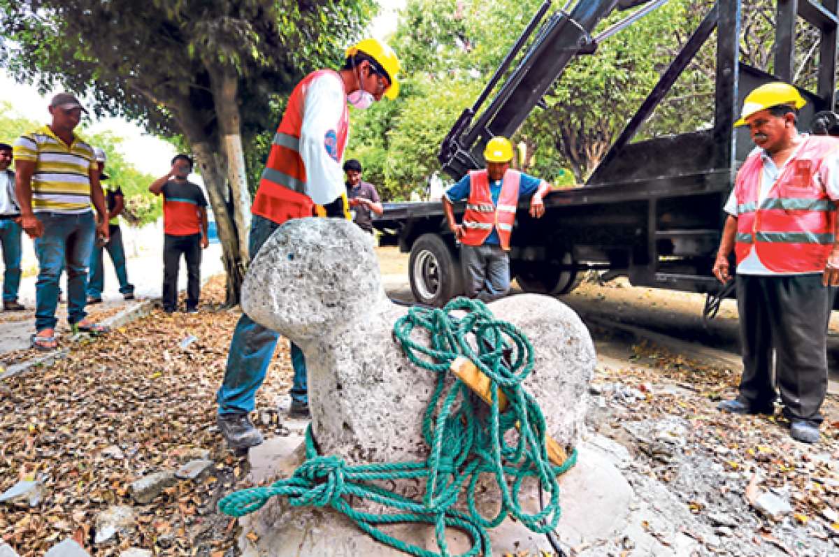 Instituto rescat&oacute; una pieza arqueol&oacute;gica en Portoviejo (Galer&iacute;a)