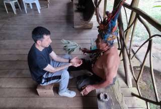 En Sacha Ñampi también se realiza chamanismo de la mano de Silverio Alvarado. 