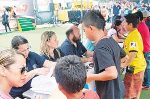 Algunos ni&ntilde;os que asistieron al primer casting que realiz&oacute; la nueva apuesta de TC, Calle 7. Kids.