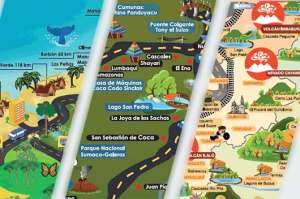 Ruta del Spondylus, Ruta Amaz&oacute;nica y Avenida de los Volcanes