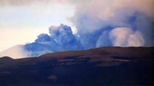 Carga de ceniza del Cotopaxi es moderada