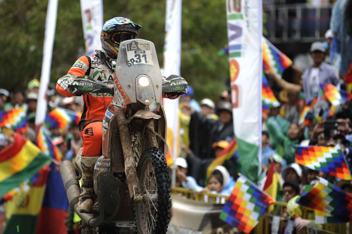 Pablo Quintanilla se ubica en el tercer puesto de la tabla general del Rally Dakar 2015. Foto: AFP