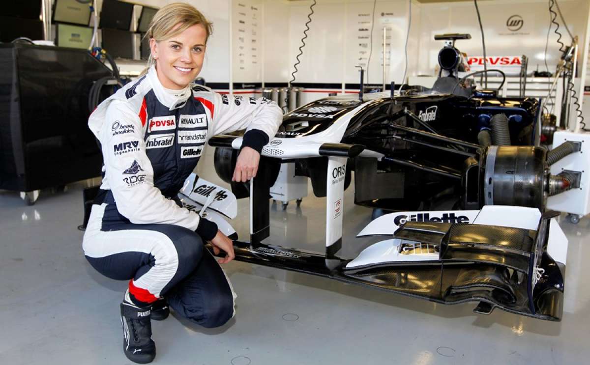 La escocesa de 32 a&ntilde;os descubri&oacute; el nuevo FW37 de la escuder&iacute;a de Frank Williams. Foto: Internet
