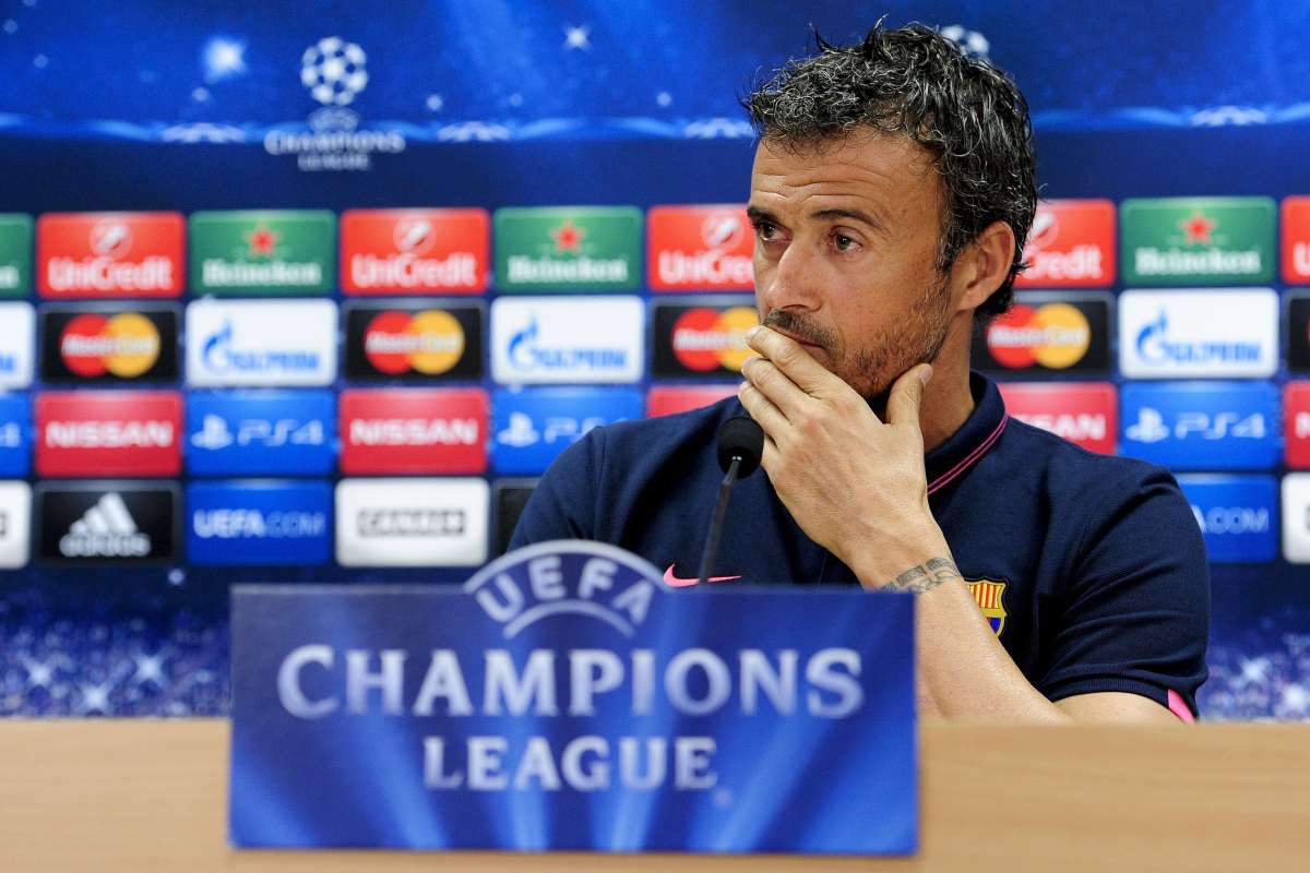 Luis Enrique se mostr&oacute; tranquilo en la previa del partido entre el FC Barcelona y el Apoel Nicosia. Foto: AFP