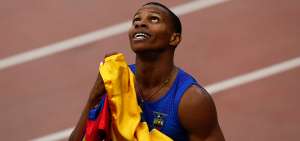 &Aacute;lex Qui&ntilde;&oacute;nez lleg&oacute; a Par&iacute;s como campe&oacute;n panamericano. 
