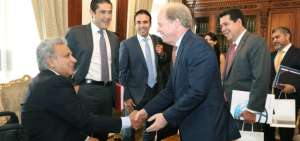 El Mandatario ecuatoriano agradeci&oacute; al Banco Mundial (BM) por el apoyo brindado al Ecuador.